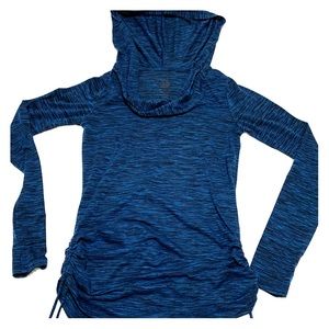 Le Verde Cowl Neck Hooded Pull Over Women’s Small